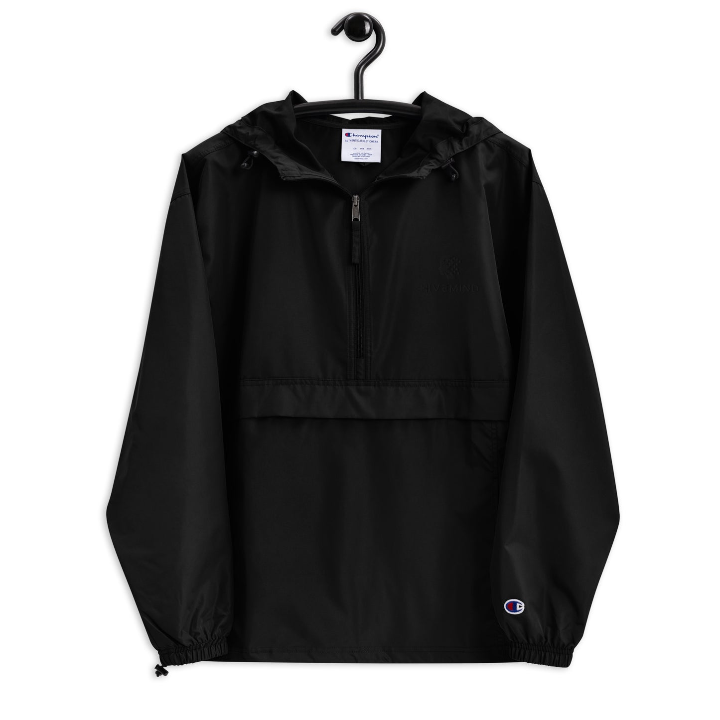 HiveMind Embroidered Champion Packable Jacket