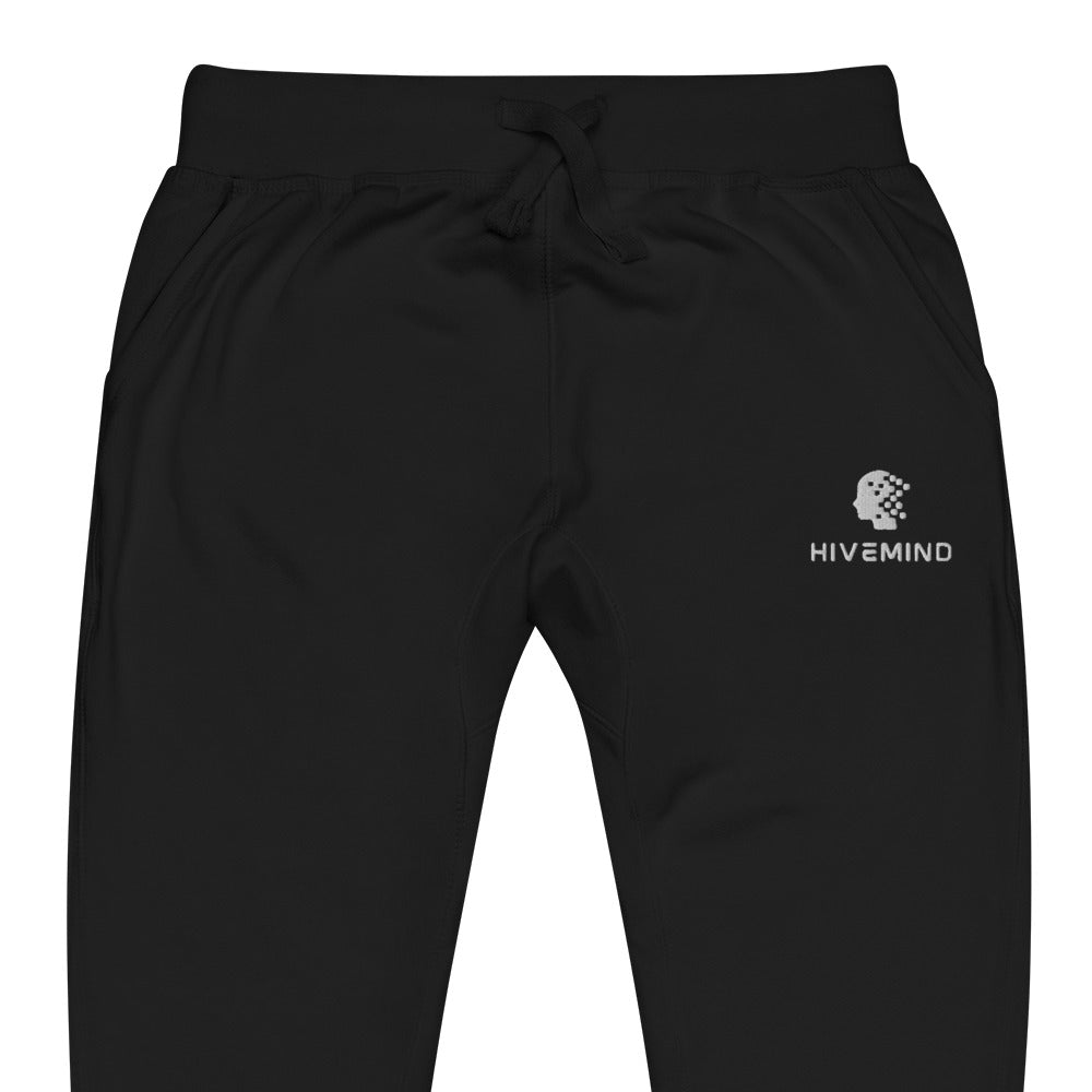 HiveMind White Logo Fleece Pants