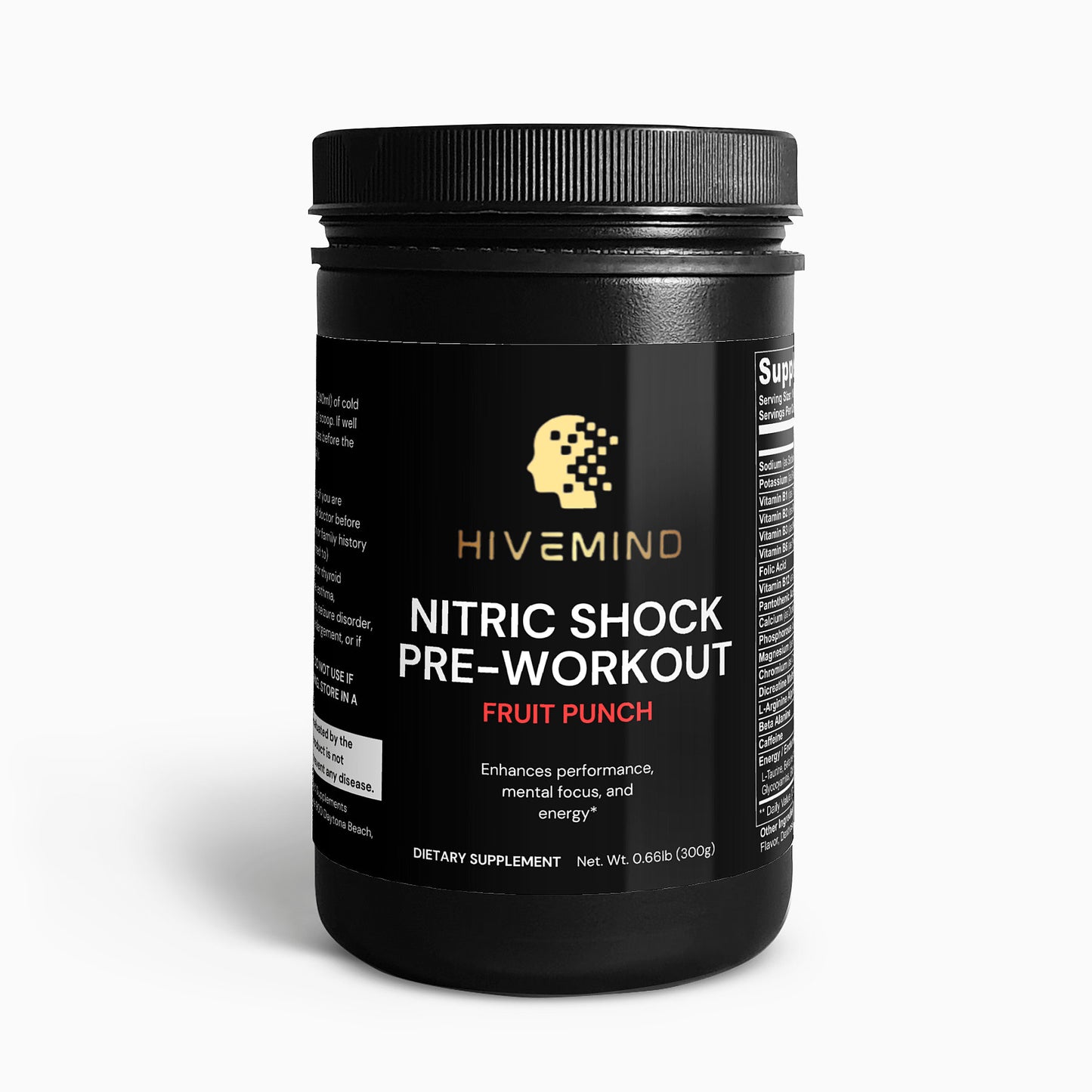 Nitric Shock Pre-Workout Powder (Fruit Punch)