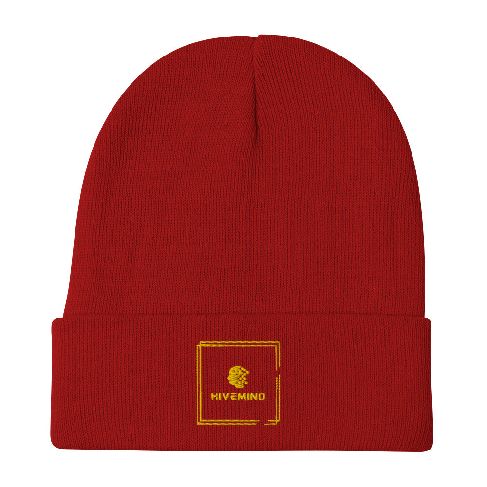 Hive Embroidered Beanie