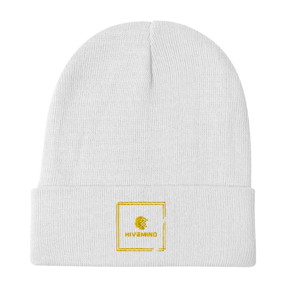 Hive Embroidered Beanie